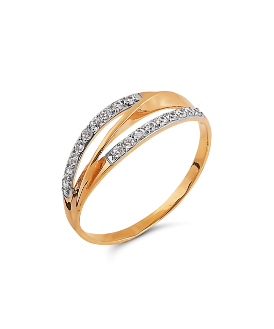 Kuldsõrmus tsirkoonidega Goldinga T142014292