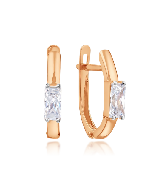 Kuldkõrvarõngad tsirkoonidega Goldinga T142028568