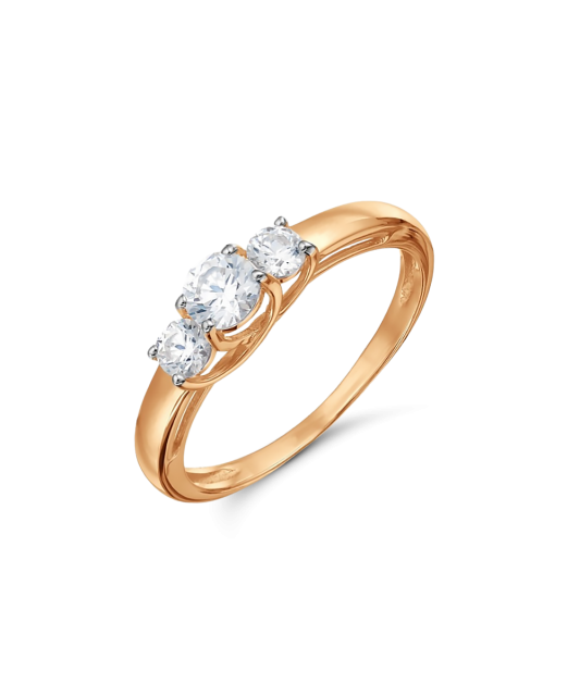 Kuldsõrmus tsirkoonidega Goldinga T142015009