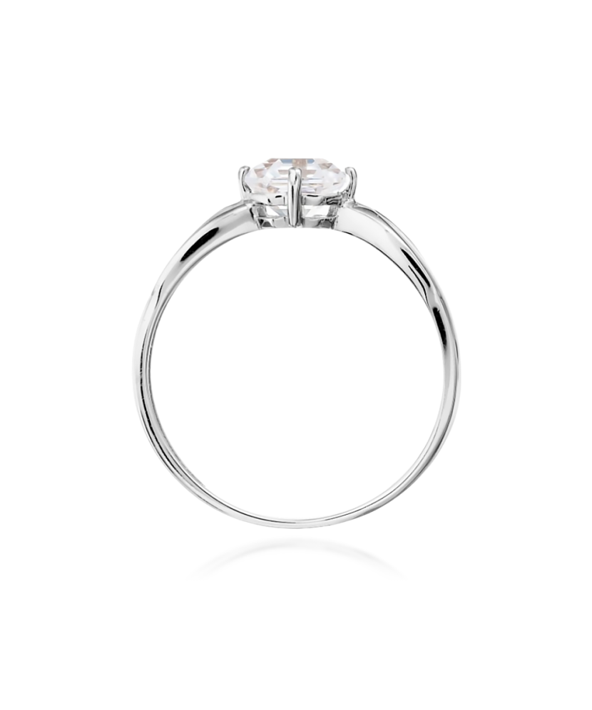 Valgest kullast sõrmus tsirkoonidega Goldinga T302018494