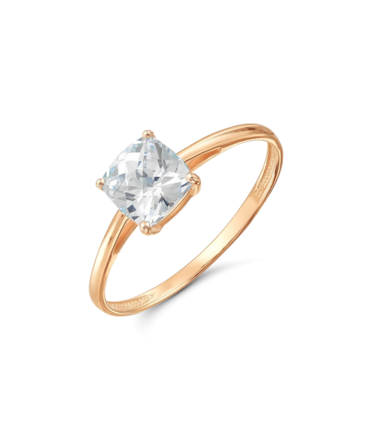 Золотое кольцо с цирконом