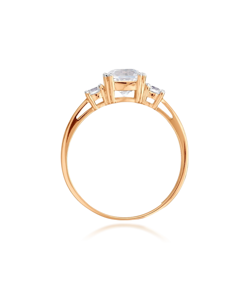 Золотое кольцо с цирконами