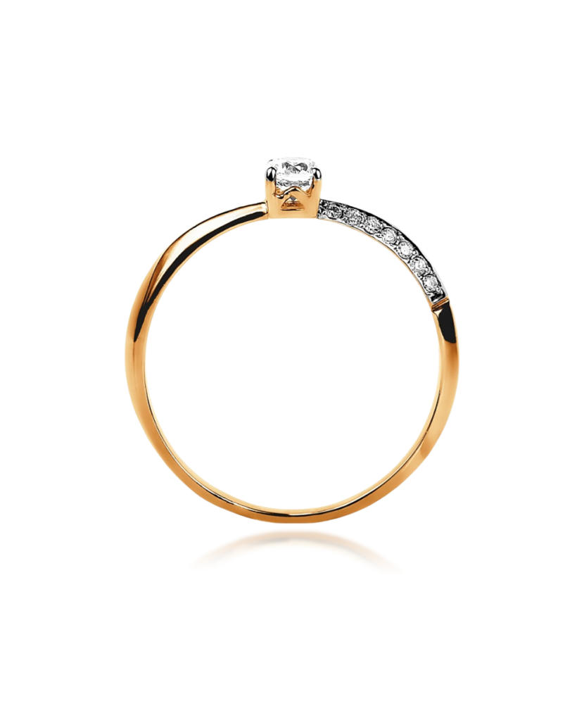 Kuldsõrmus tsirkoonidega