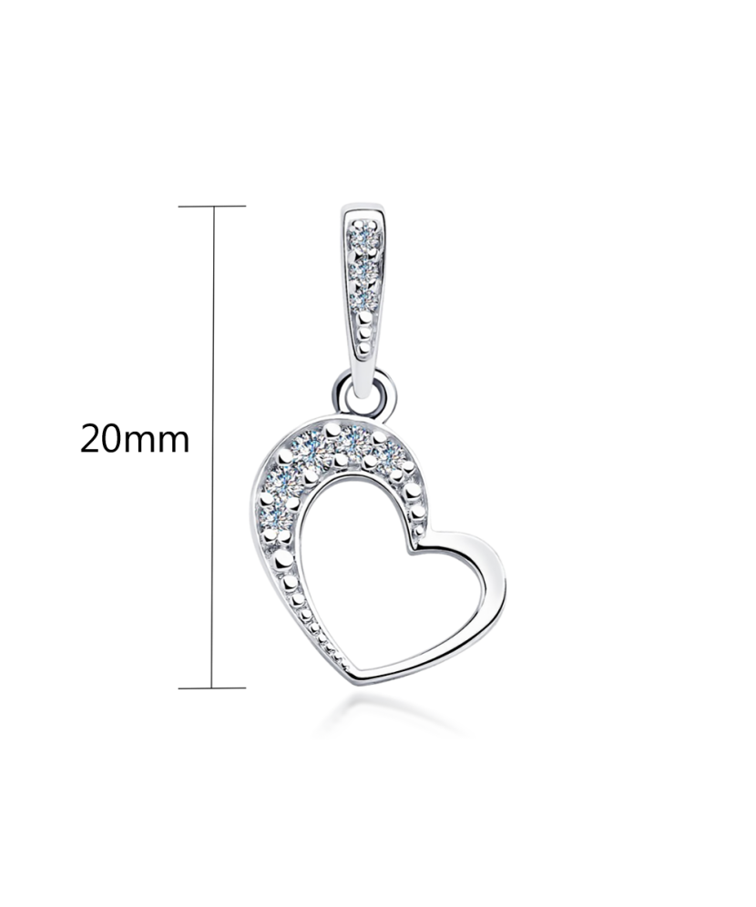 Hõberipats tsirkoonidega "Süda" Goldinga S94032309