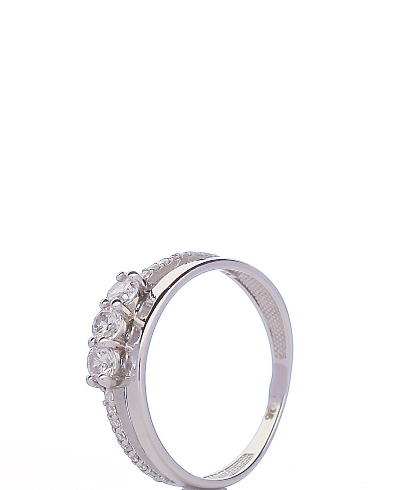 Hõbesõrmus tsirkoonidega - Hõbesõrmused - Goldinga