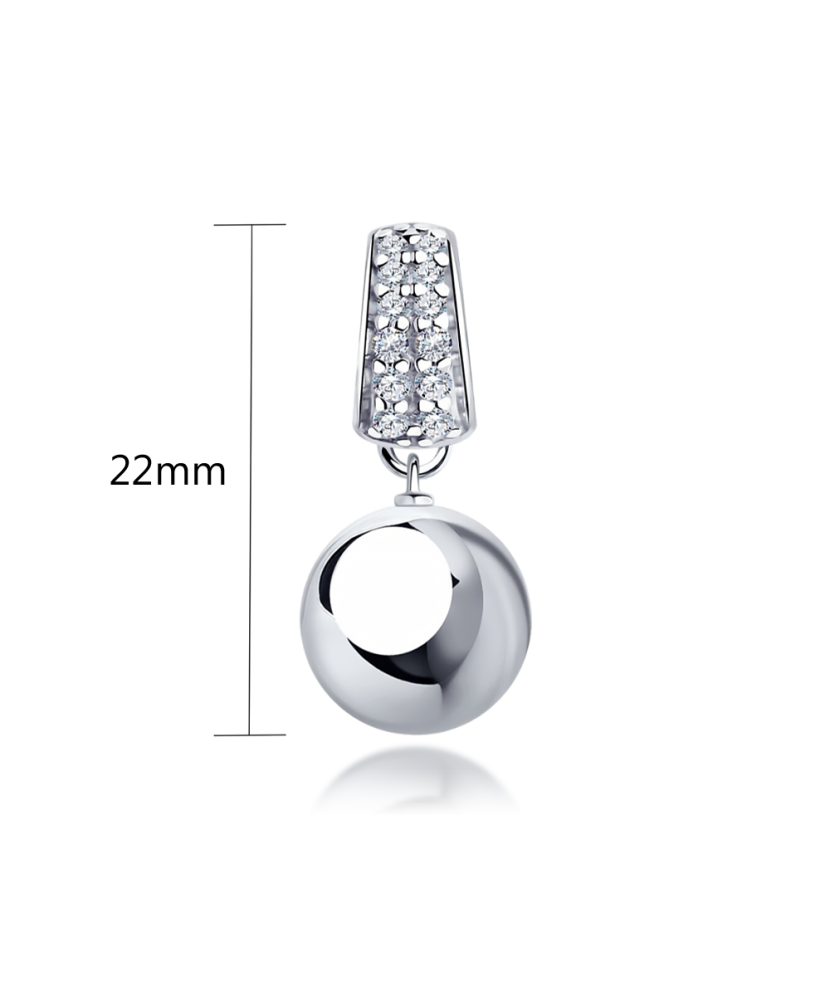 Hõberipats tsirkoonidega "mull" Goldinga S94032500