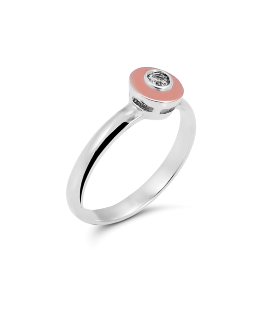 Kullatud hõbesõrmus tsirkoonidega Goldinga GS-01-TINA-10