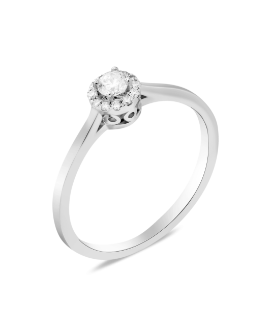 Hõbesõrmus tsirkoonidega Goldinga 573-01-R