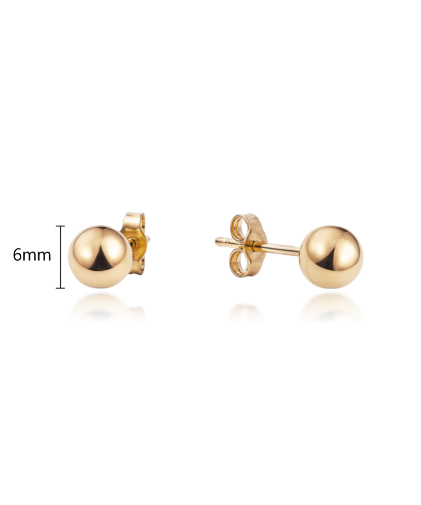 Kuldkõrvarõngad 6mm Goldinga BSC4/BE0006MM-V-R