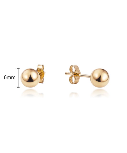 Kuldkõrvarõngad 6mm Goldinga BSC4/BE0006MM-V-R