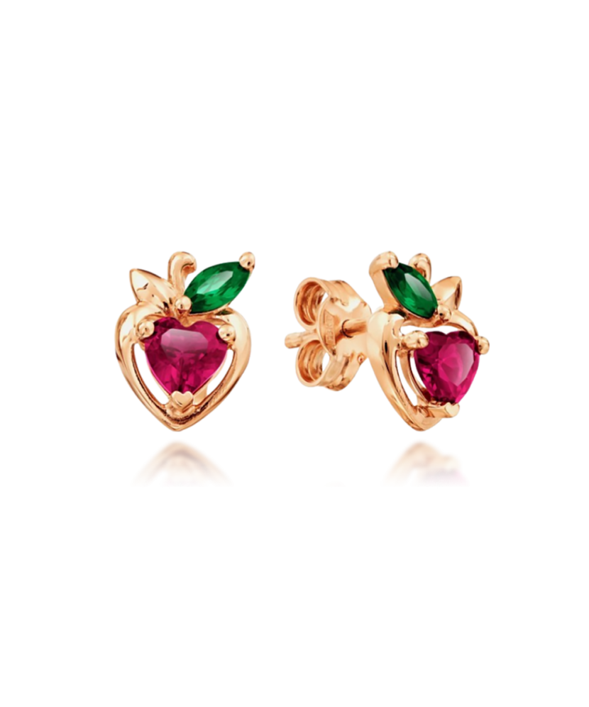 Kuldkõrvarõngad tsirkoonidega