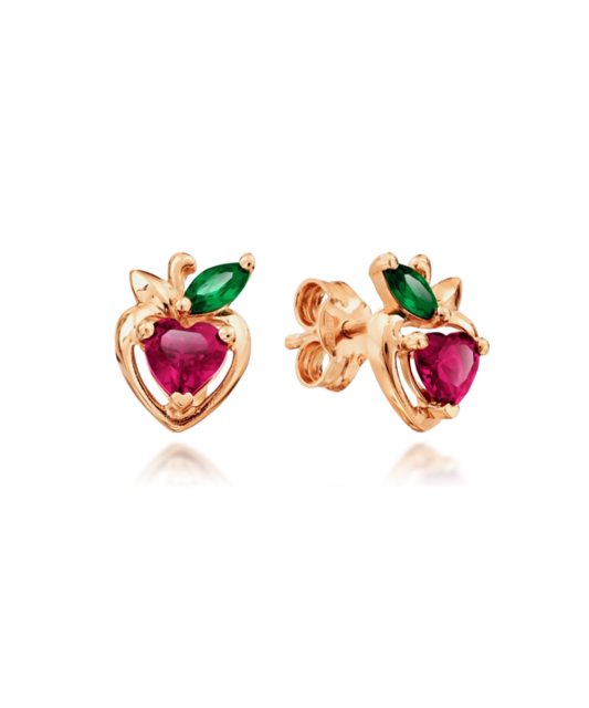 Kuldkõrvarõngad tsirkoonidega