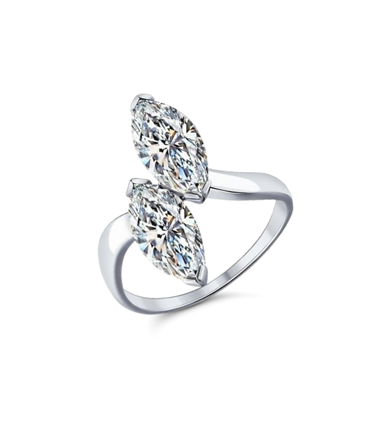 Hõbesõrmus tsirkoonidega Goldinga S94012081