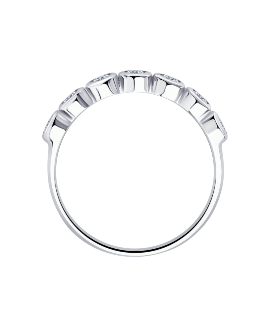 Hõbesõrmus tsirkoonidega Goldinga S94012500