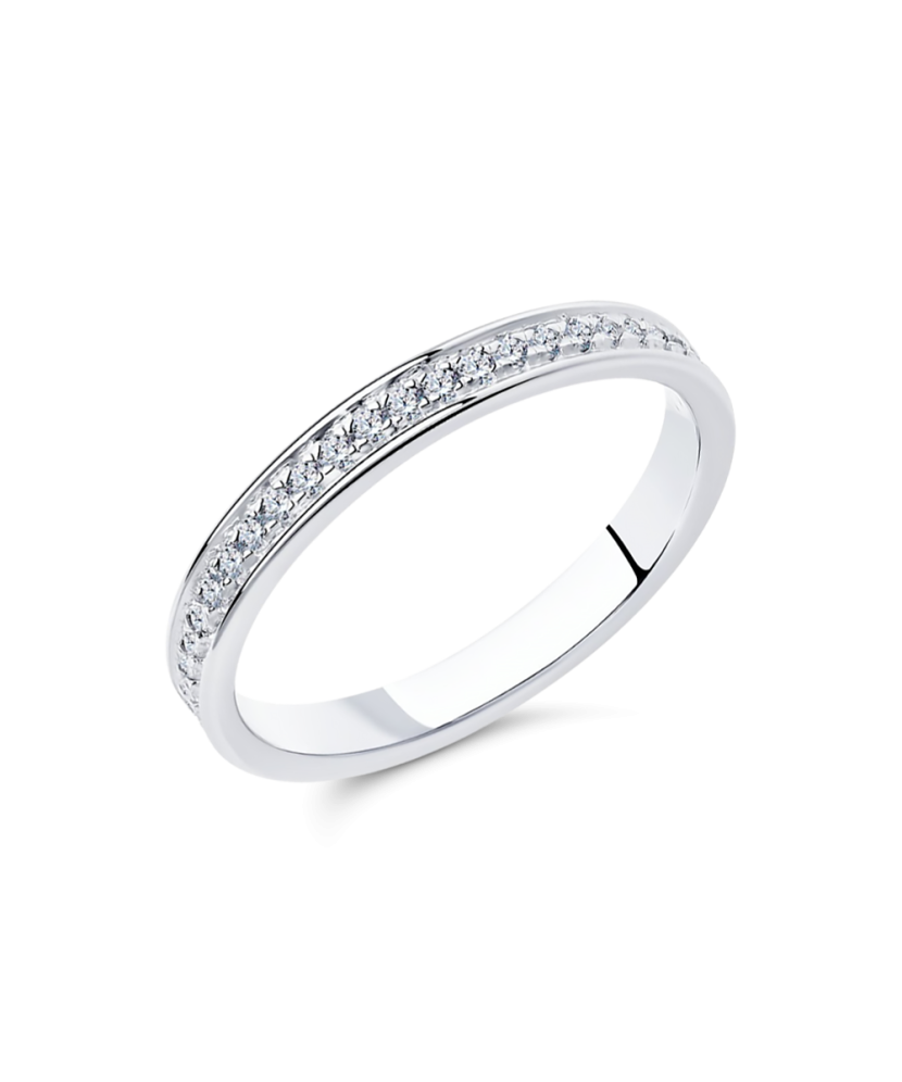 Hõbesõrmus tsirkoonidega Goldinga S94012515