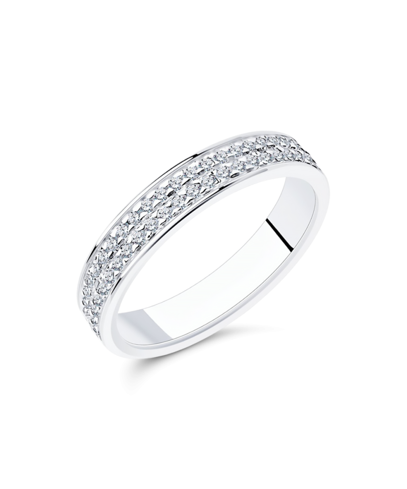 Hõbesõrmus tsirkoonidega Goldinga S94012529