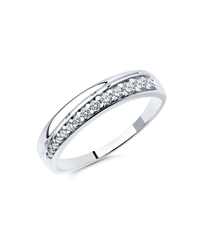 Hõbesõrmus tsirkoonidega Goldinga S94012611