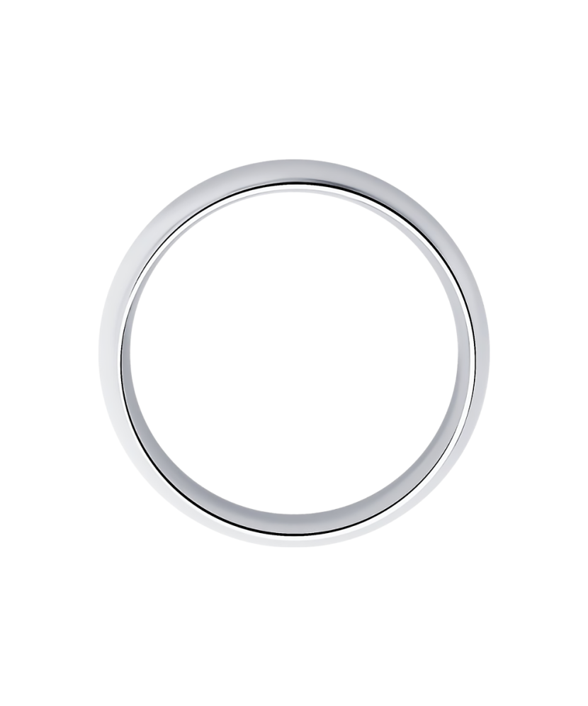 Серебряное обручальное кольцо