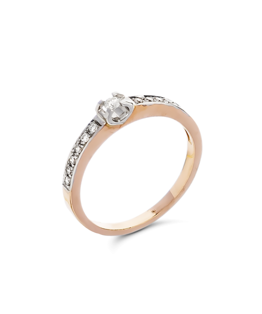 Kuldsõrmus briljantidega