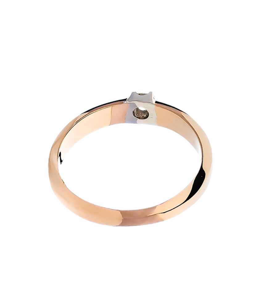 Kuldsõrmus briljandiga Goldinga 02487