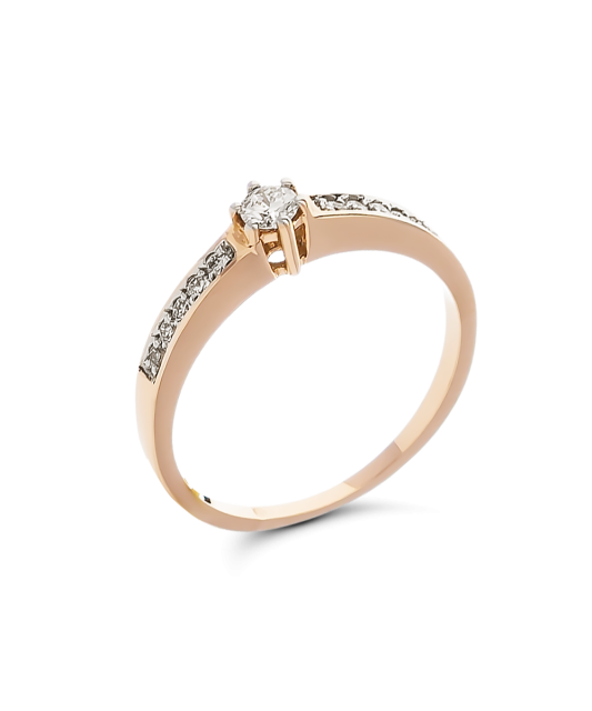 Kuldsõrmus briljantidega