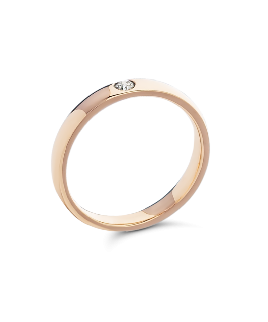 Kuldsõrmus briljandiga Goldinga 02517