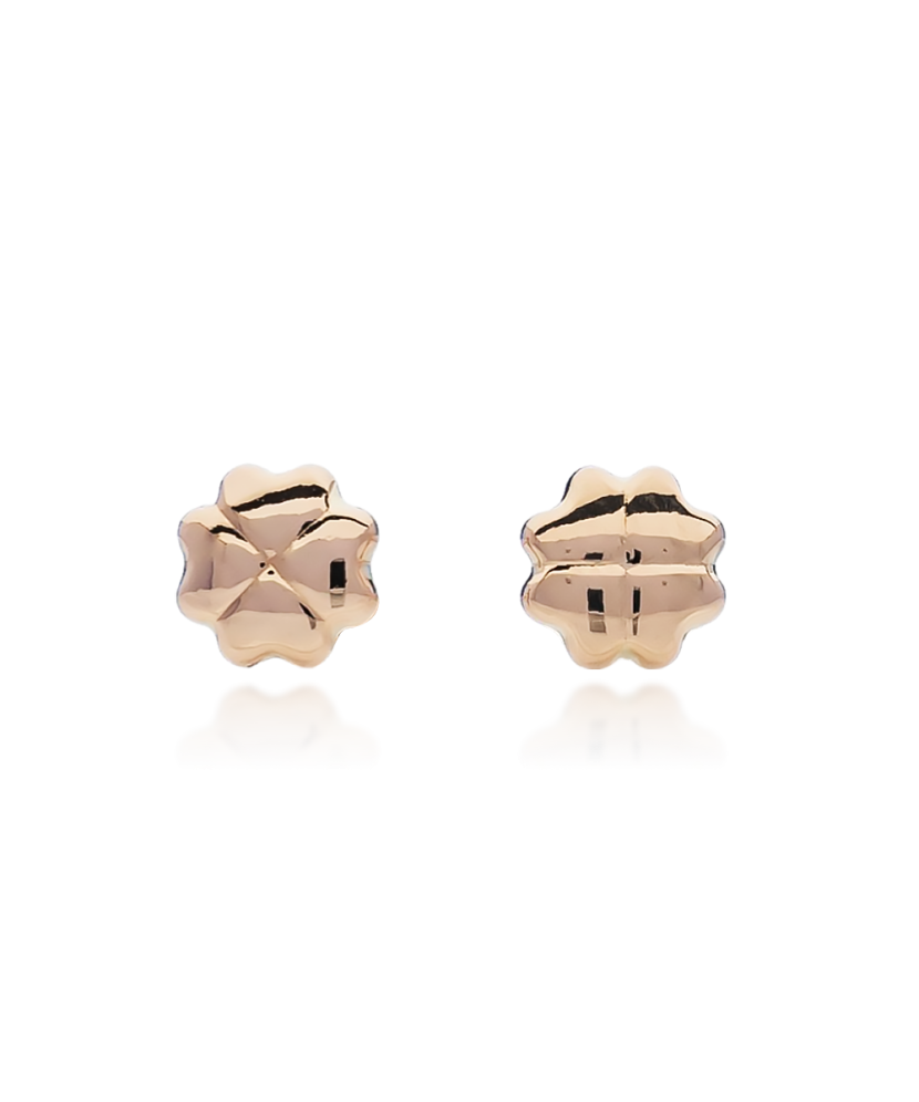 Kuldkõrvarõngad "Ristikuleht" Goldinga X4NSE8658-R