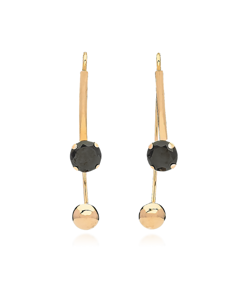 Kuldkõrvarõngad tsirkoonidega Goldinga 03430