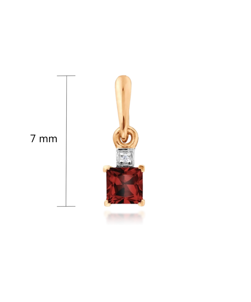 Kuldripats granaadi ja tsirkoonidega