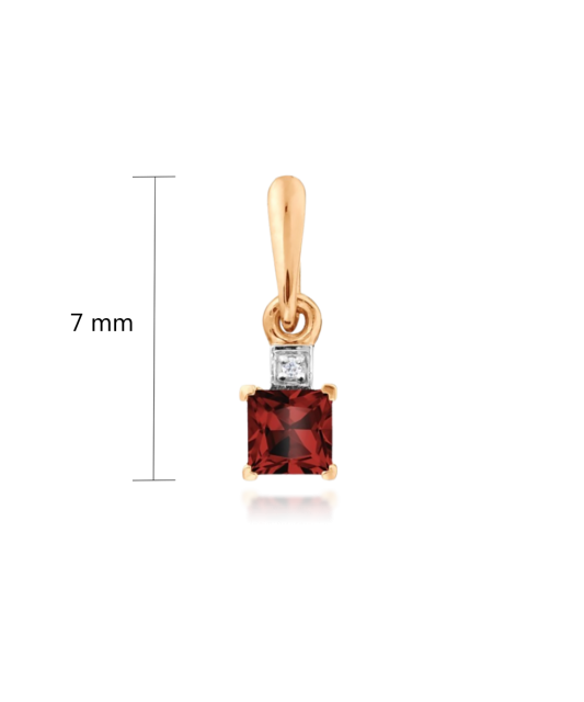 Kuldripats granaadi ja tsirkoonidega