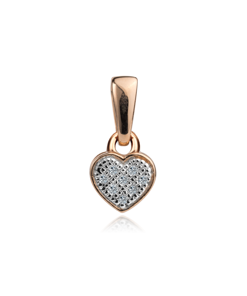 Kuldripats  briljantidega "südameke"