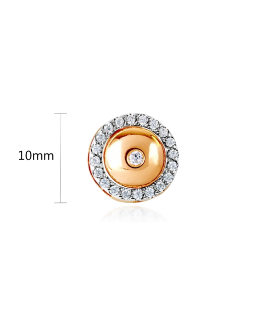 Kahekordne kuldripats tsirkoonidega Goldinga T147034453