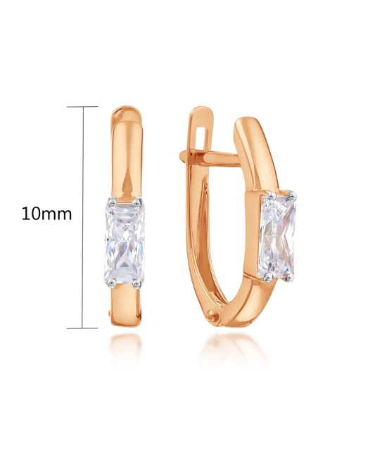 Kuldkõrvarõngad tsirkoonidega Goldinga T142028568