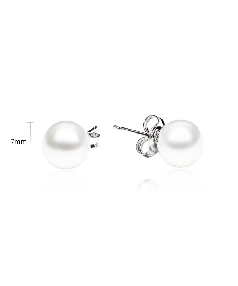 Hõbekõrvarõngad naturaalsete pärlitega Goldinga EFB07W