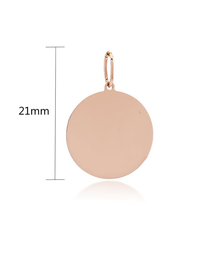 Kuldripats "Plaadike" 14mm Goldinga XXLKP2032-R