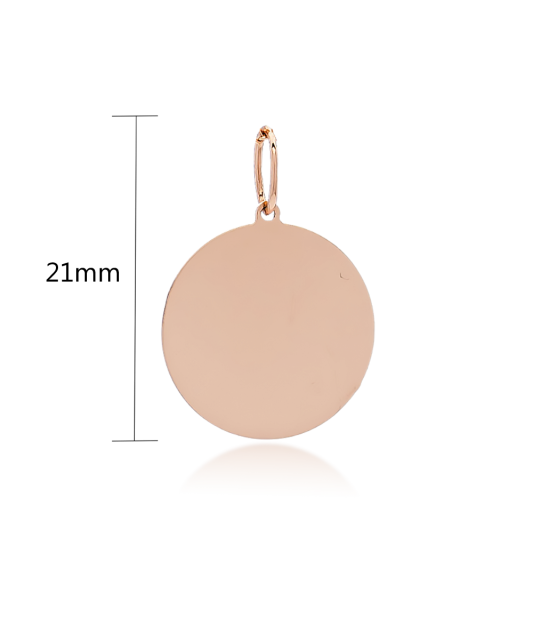 Kuldripats "Plaadike" 14mm Goldinga XXLKP2032-R