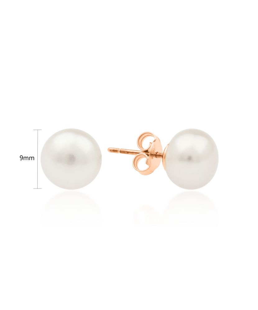 Золотые серьги с жемчугом