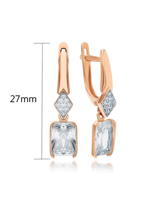 Kuldkõrvarõngad tsirkoonidega Goldinga T142029998