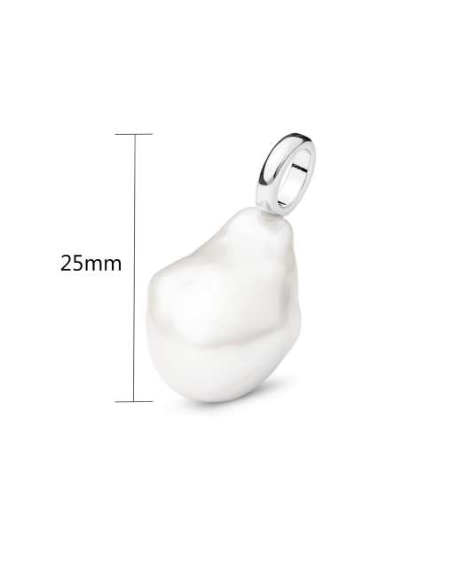 Серебряная подвеска с жемчугом Касуми