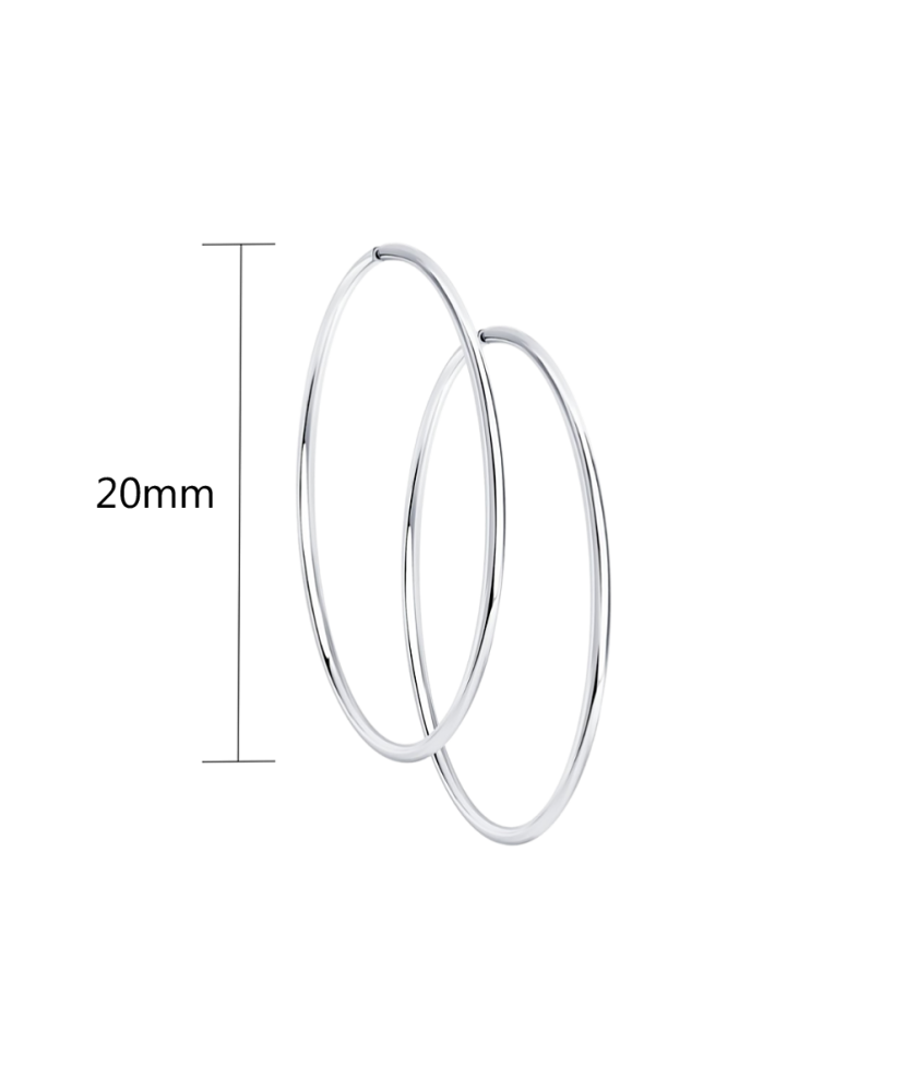 Hõbekõrvarõngad 40mm Goldinga 00386