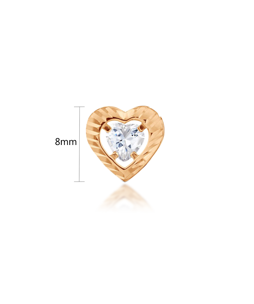 Золотой подвеска с цирконом