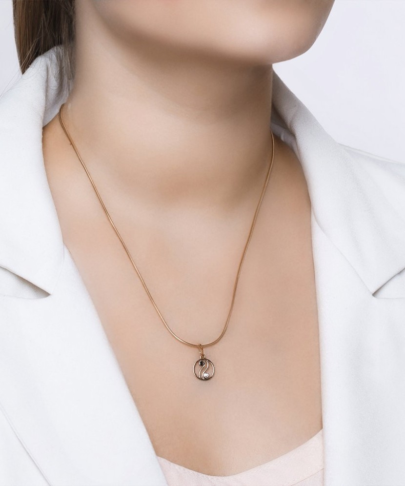 Auksinis pakabukas su cirkoniais - Auksiniai pakabukai - Goldinga