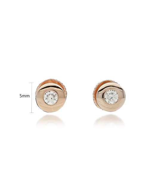 Kuldkõrvarõngad briljandiga Goldinga 01617