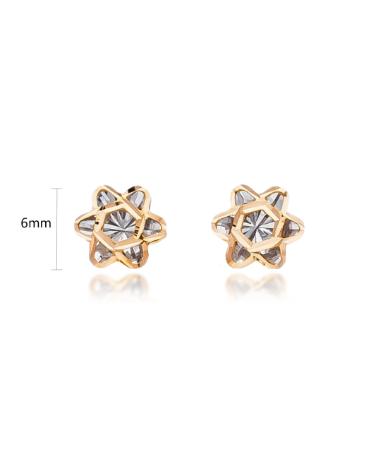 Kuldkõrvarõngad "Lilleke" Goldinga 02318