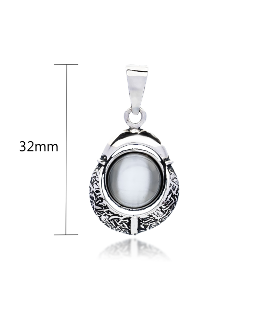 Hõberipats kassisilma kiviga Goldinga P50-KATES