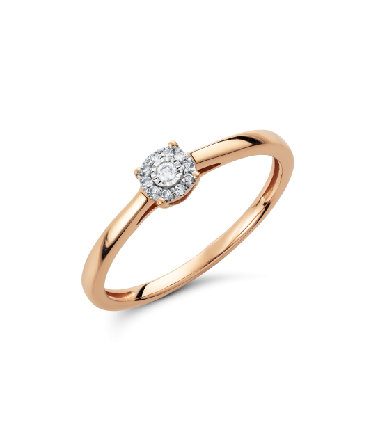 Kuldsõrmus teemantidega