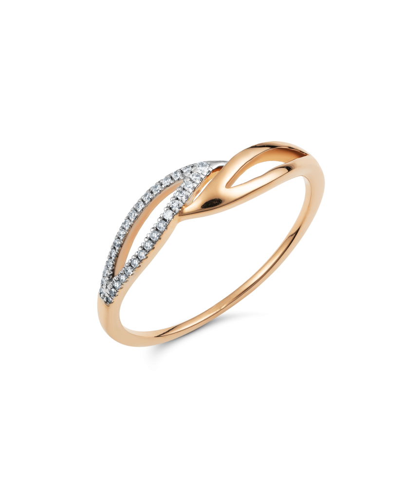 Kuldsõrmus teemantidega