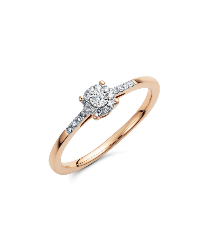 Kuldsõrmus teemantidega