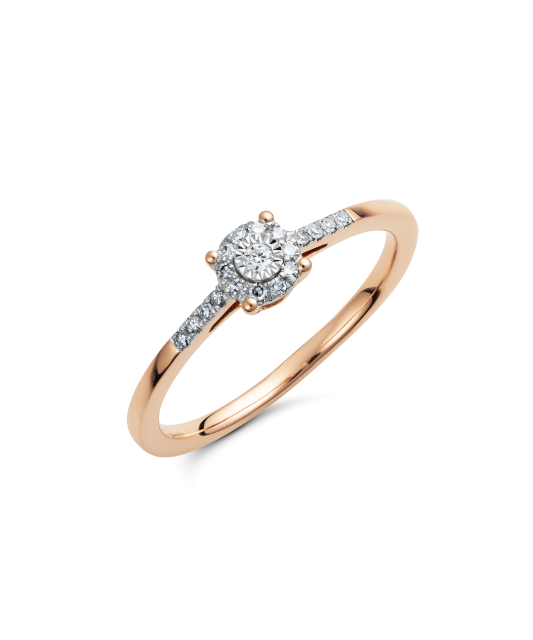 Kuldsõrmus teemantidega