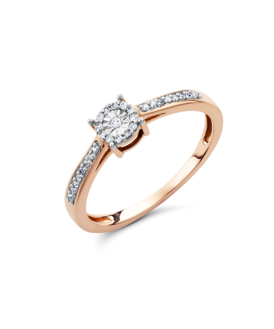 Kuldsõrmus teemantidega